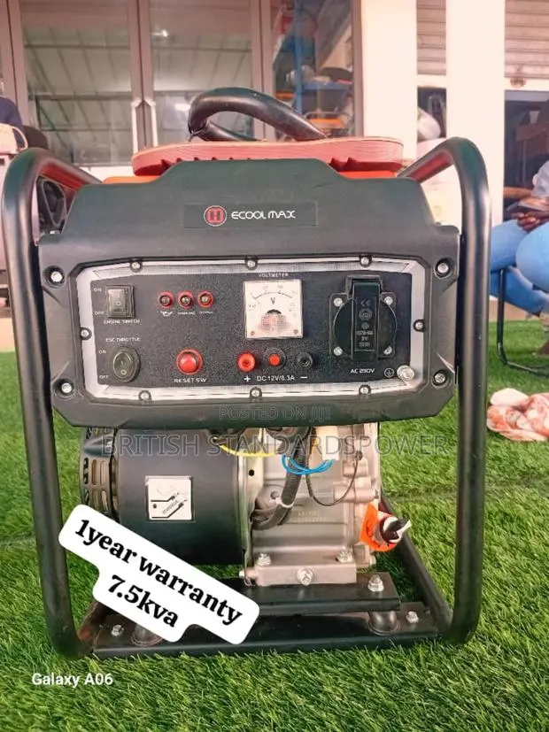 Extra Capacity 7.5kva Petrol Generator · Photo 1