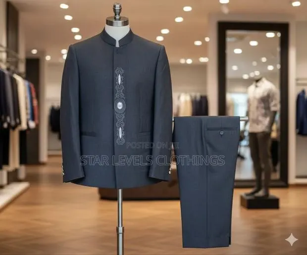Formal Gray Political Suit for Men · Photo 1