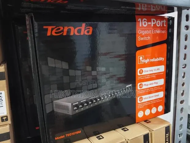 Teg 1016m -Tenda 16-Port Gigabit Ethernet Switch · Photo 1