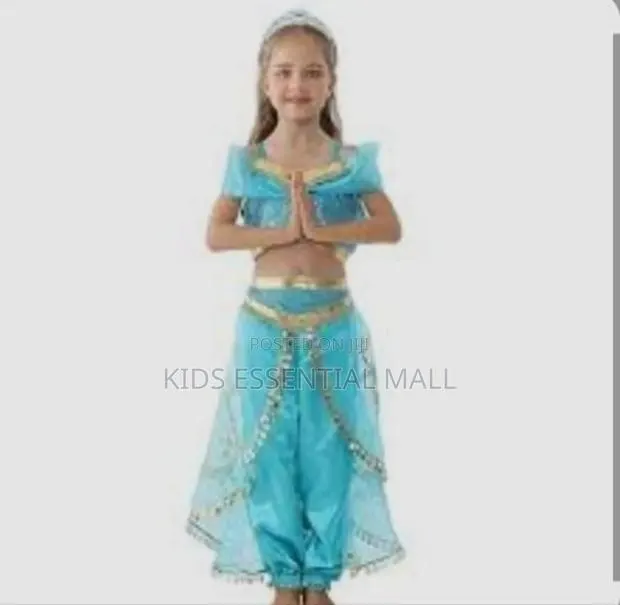 Princess Jasmine Cartoon or Book Costume for Kids · Photo 3