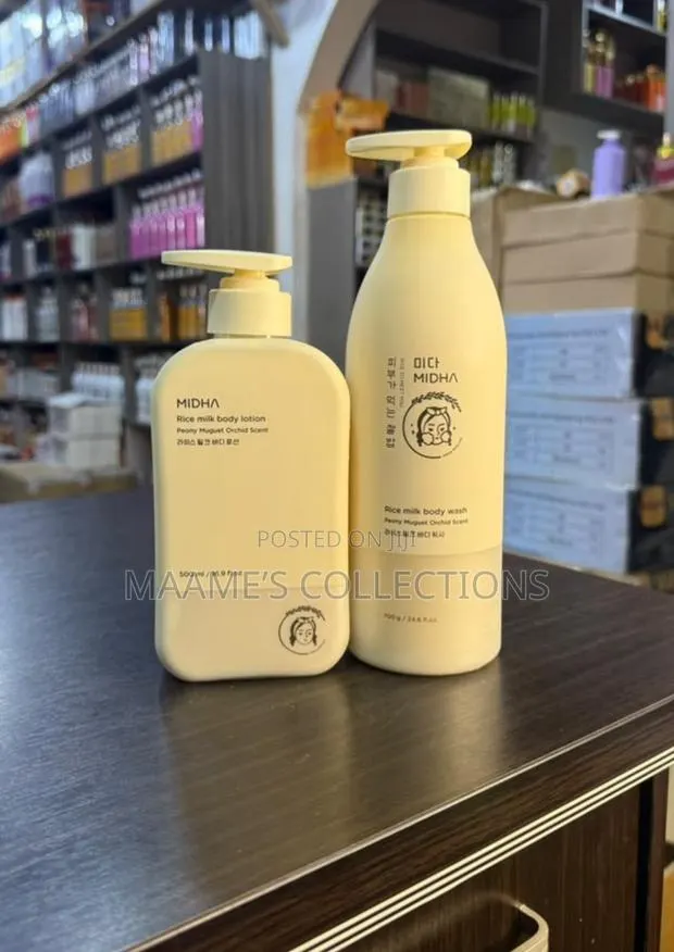 MIDHA Rice Milk Body Lotion and MIDHA Rice Milk Body Wash Set · Photo 1
