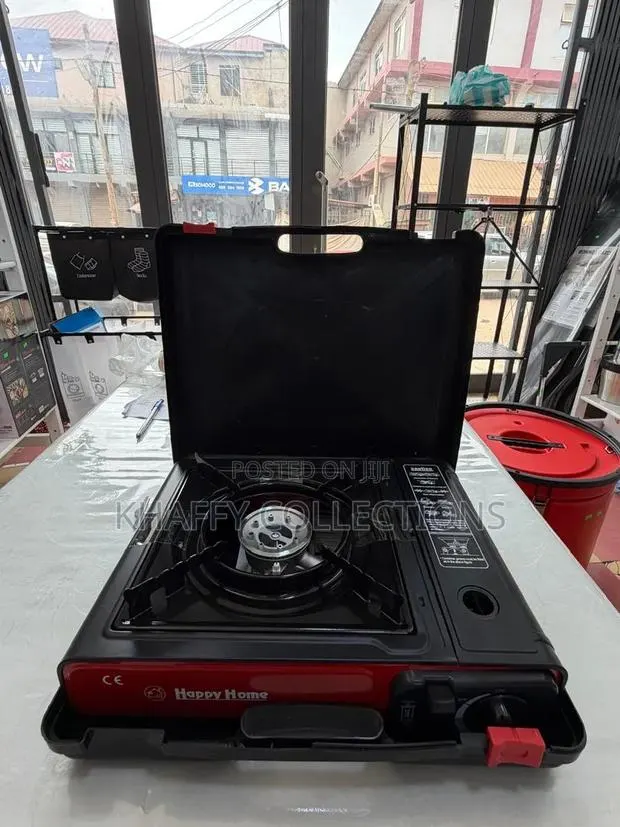 Portable Gas Stove With Case - Happy Home - For Table & Camping · Photo 1