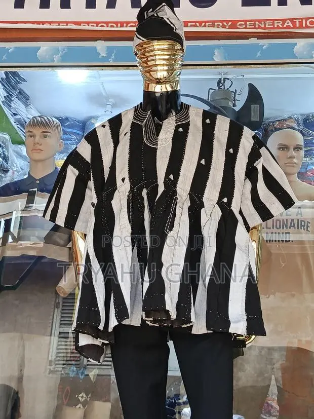 Shop Batakari Smock Accra | Premium Handmade Fugu – Tryahu · Photo 1