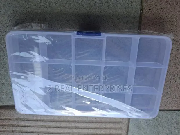 Plastic Multi-Compartment Hardware & Craft Storage Organizer Box · Photo 1