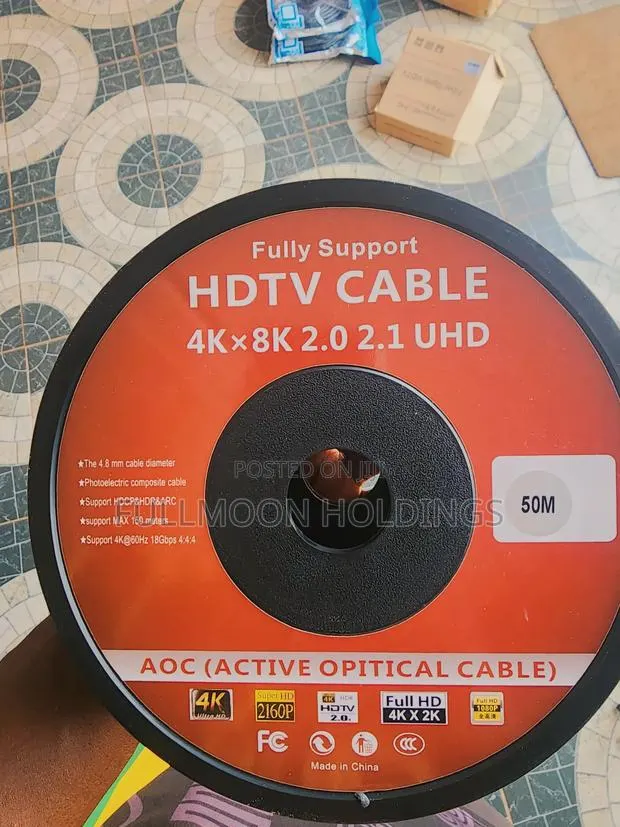 50 Meters 4k 8k Hdmi Cable · Photo 1