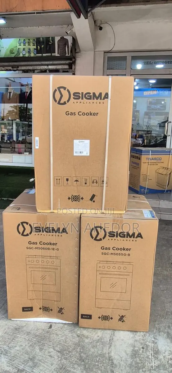 Electric Sigma Gas Cooker With 1 Electric and 3 Gas Cooker With Oven · Photo 1