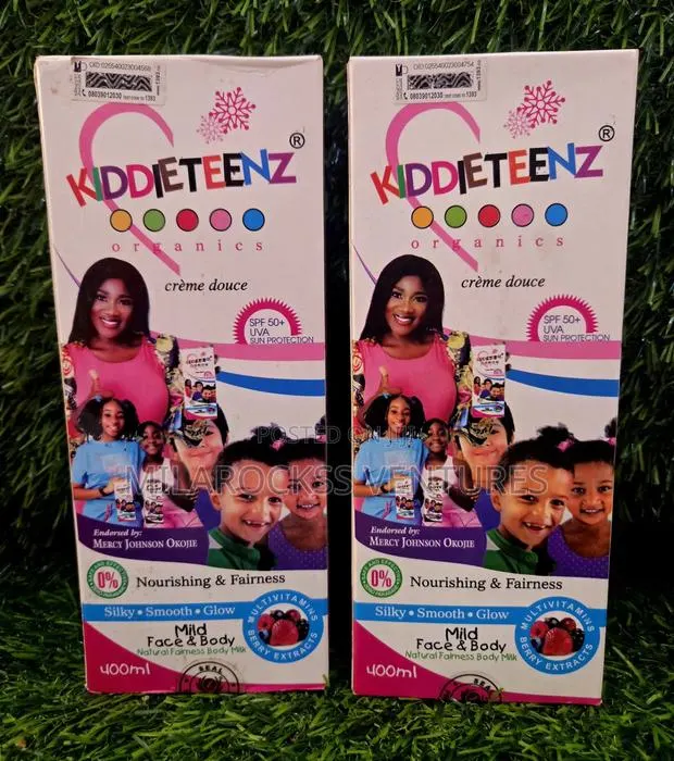KIDDIETEENZ Organic Nourishing Natural Fairness Body Milk. 400ml. · Photo 1