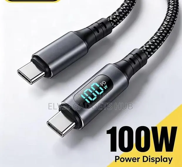 Type C to Type C Cable 100W PD Fast Charging USB C- C Display Cable · Photo 1