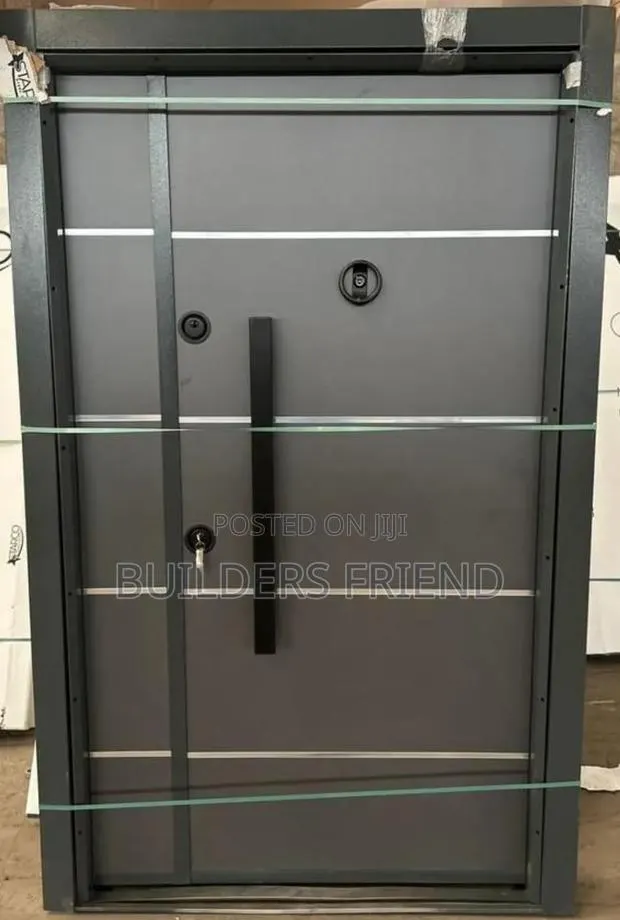 Gray Turkish Heavy One Half Security Door+Accessories · Photo 1