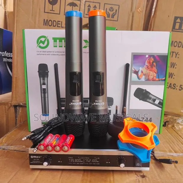 Max Dh-744 Cordless Microphone · Photo 1