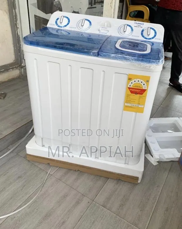 Get Affordable Nasco 7kg Twin Tub Electric Washing Machine(Spin Dry) · Photo 1