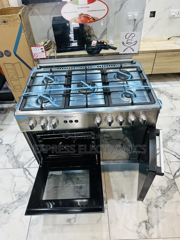 Place Your Order for Midea Tech Sliver Gas Cooker Oven 5b 60/90 · Photo 1