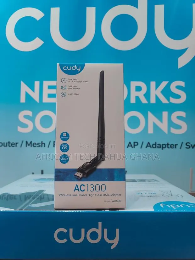 Cudy Ac1300 Wi-Fi High-Gain USB 3.0 Adapter · Photo 1