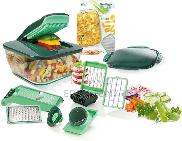 Genius Nicer Dicer Fusion Is a 16-Piece Set. · Photo 1