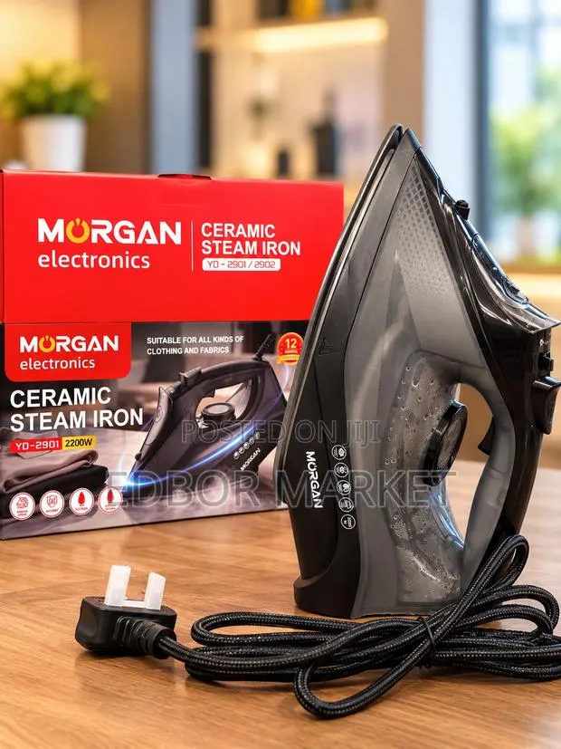 Morgan Ceramic Steam Iron YD-2901 / 2902 – 2200W · Photo 1