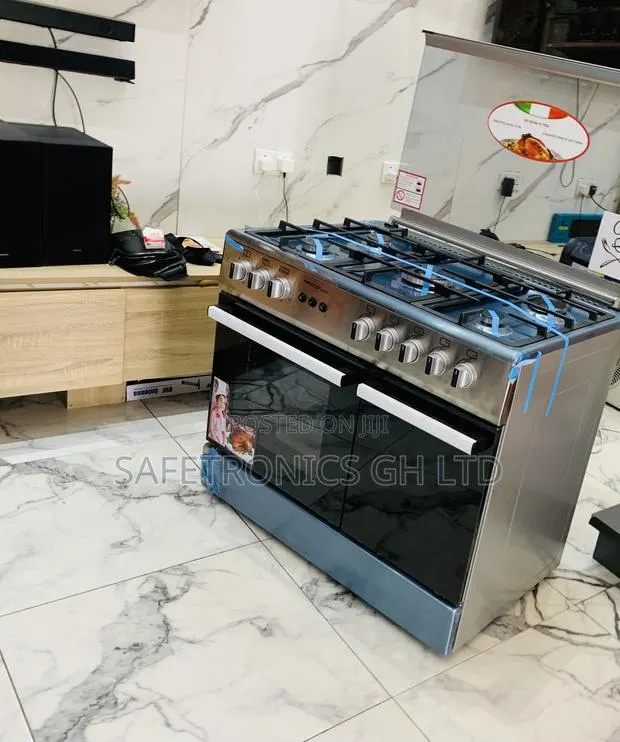 Design Mediatech 5-Burner Gas Cooker With Grill, and Auto Rotisserie · Photo 1
