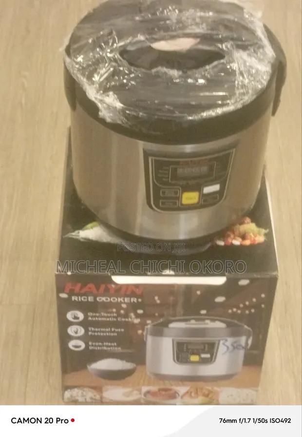 HAYIN Automatic Rice Cooker - One- Touch Cooking N Morgan Soundbar · Photo 1