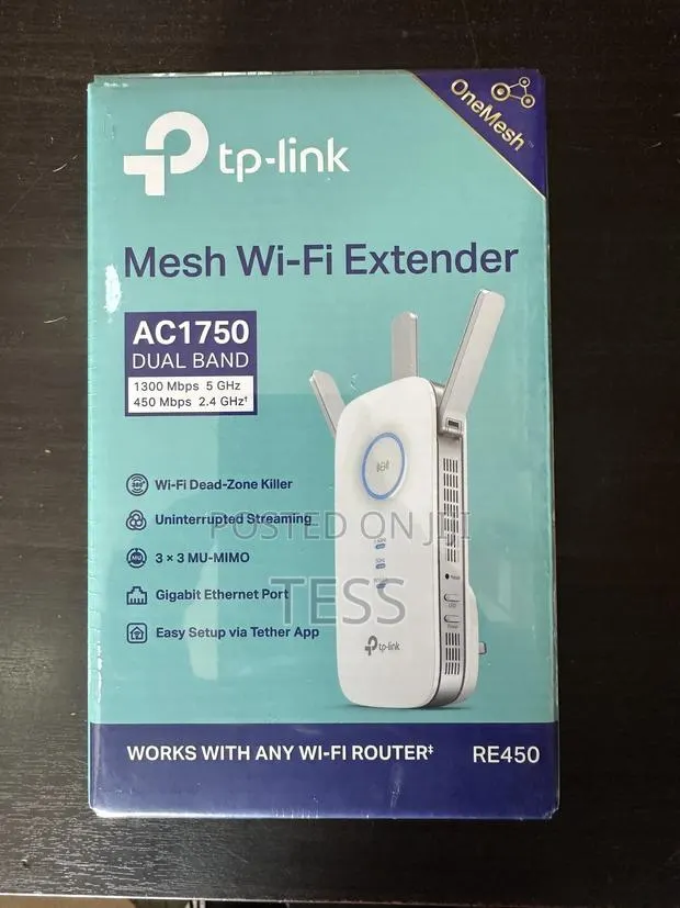 Tp-Link Ac1750 Dual Band Wifi Extender Booster Re450 · Photo 1