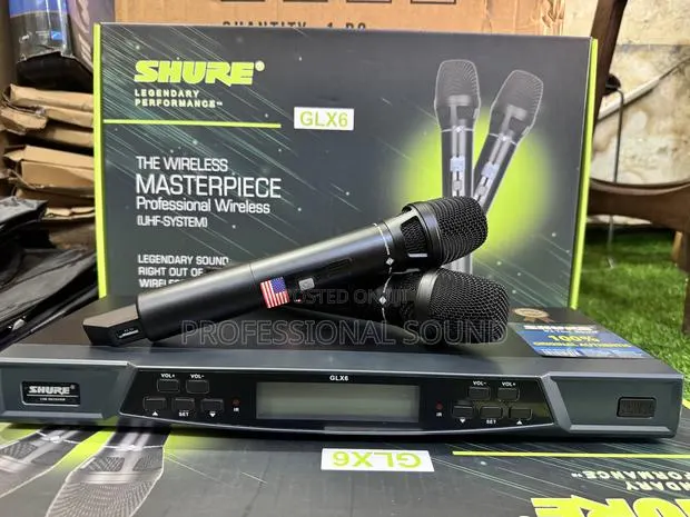 Shure GLX6 Professional Wireless UHF Microphone System · Photo 1