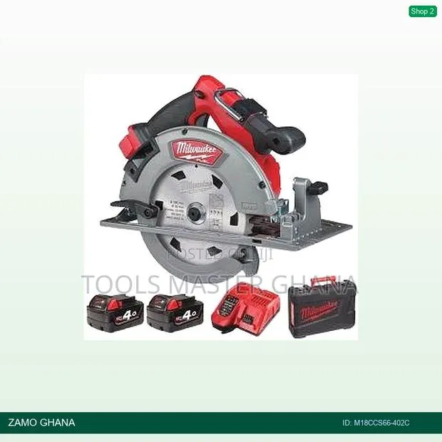 18v Circular Saw Fuel 184mm 2xbat 4a - M18ccs66-402c · Photo 1