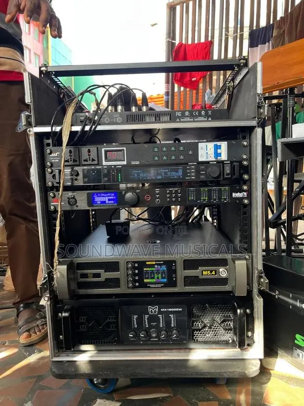 Rack Set and Speakers Available · Photo 1