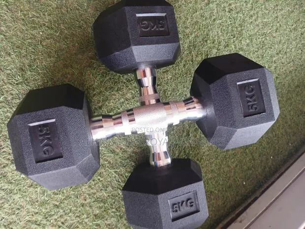 10kg(5kg×2) Hexagonal Dumbells · Photo 1
