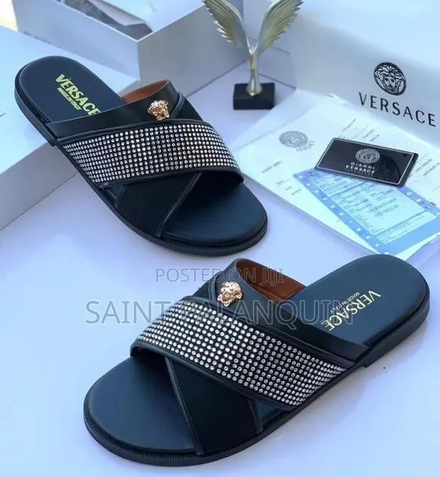 Versace Cross Sandals · Photo 1