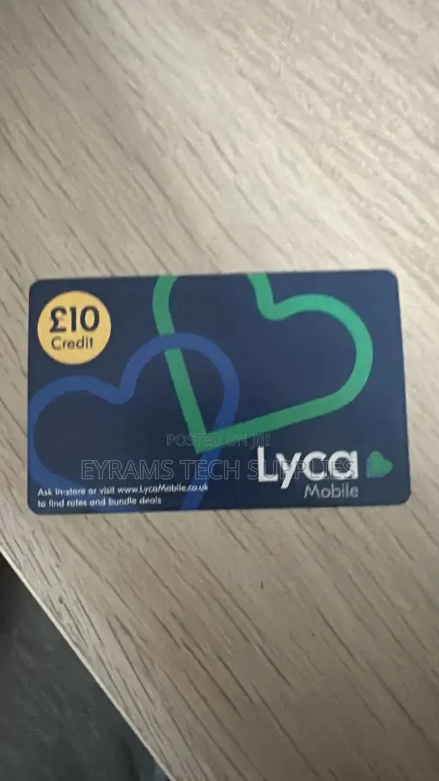 Uk Lycamobile 10gbp Top Up Voucher · Photo 1