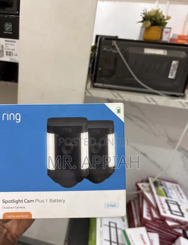 Order Authentic Ring Sportlight Security Camera,Double(Black/White) · Photo 1