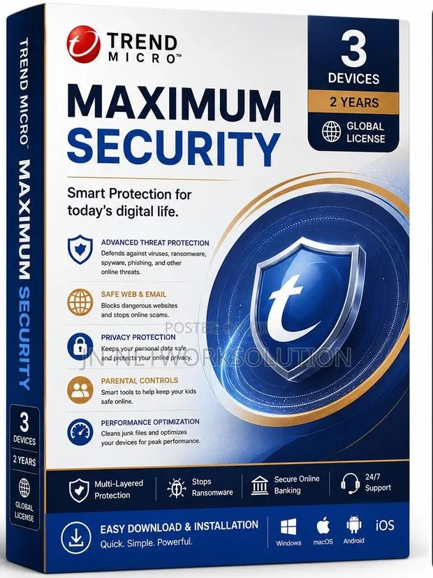 Trend Micro Maximum Security 3 Devices/ 2 Years (GLOBAL) · Photo 1