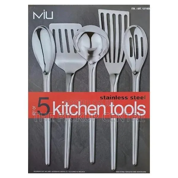Miu Set of 5 Stainless Steel Kitchen Tools · Photo 1