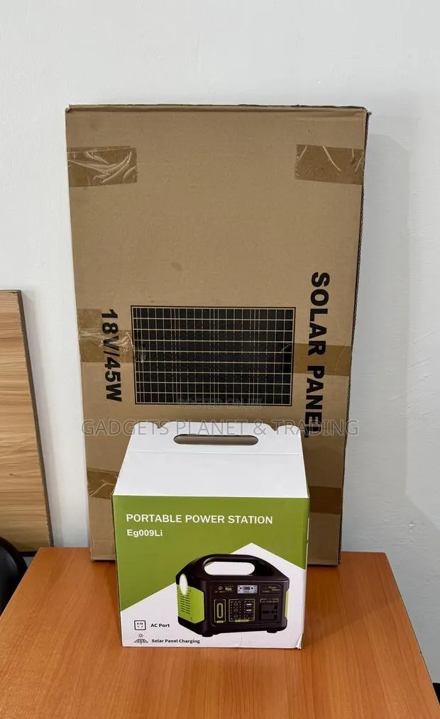 300W DC Lithium-Ion Portable Power Station With Outdoor Solar Panel · Photo 1