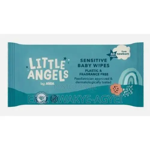 Little Angels Plastic Free Fragrance Free Sensitive Wipes(12x 60 Wipe) · Photo 3