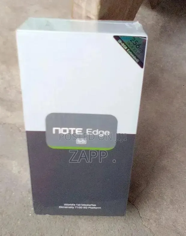 New Infinix Note Edge 256 GB Black · Photo 1