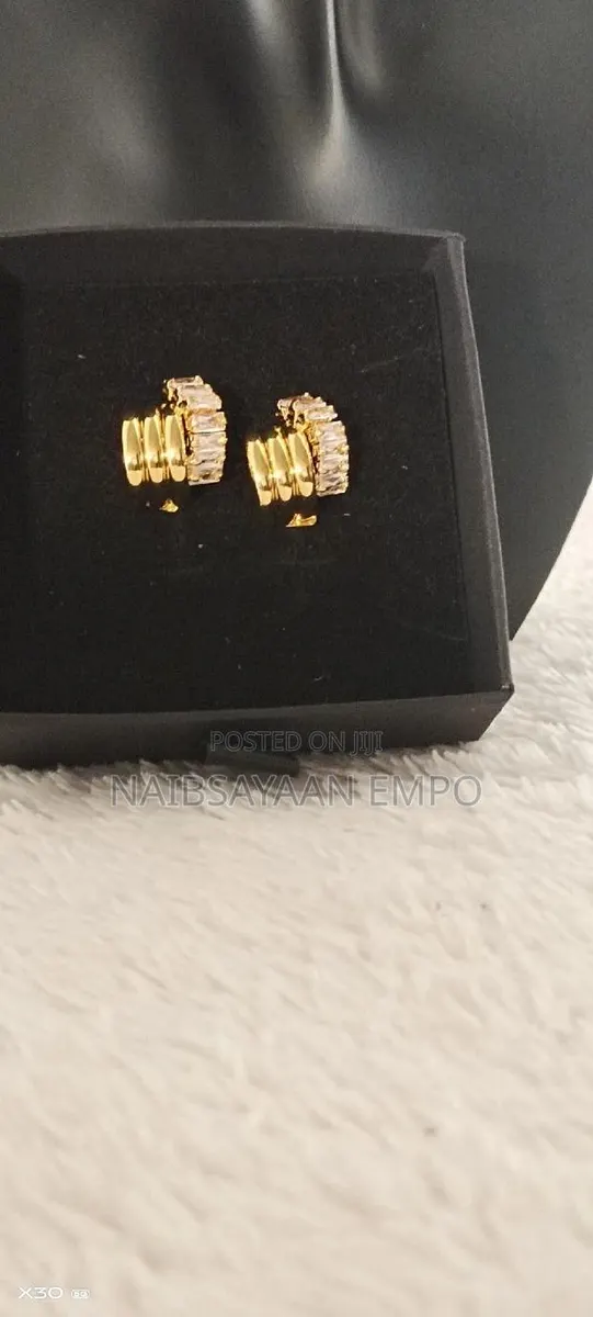 Zirconia Twist Knot Earrings · Photo 1