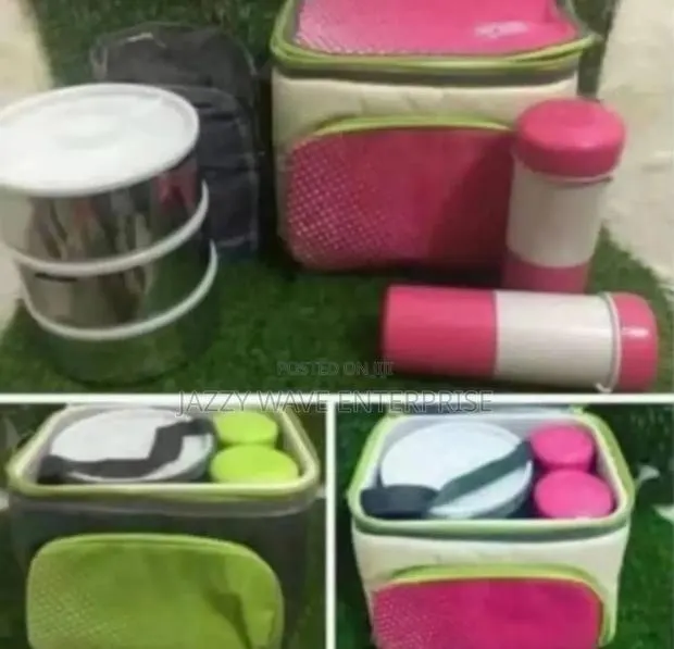 Lunch Box With Bowls and Bottles · Photo 1