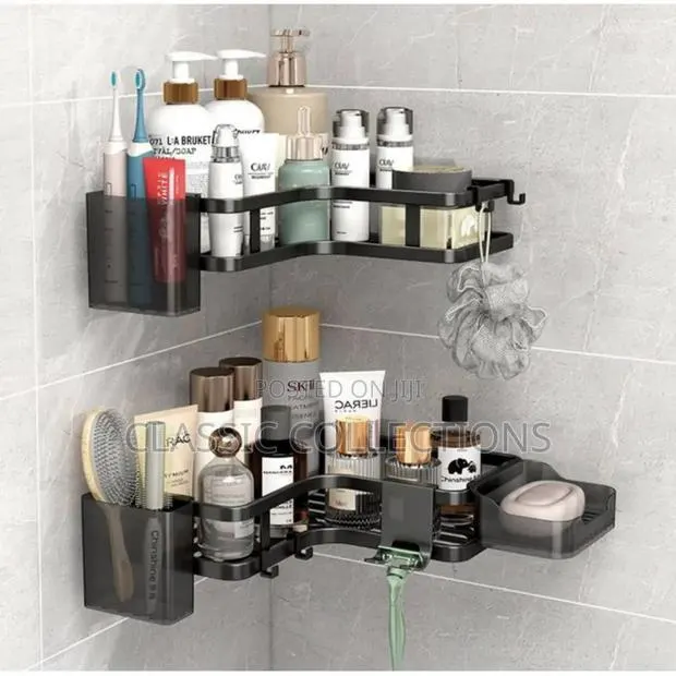 Multi-Functional Corner Shower Caddy Set · Photo 1