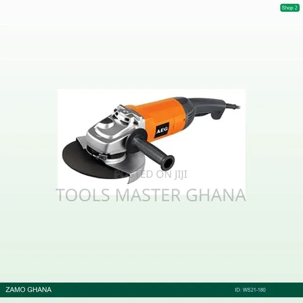 Angle Grinder 7inch 180mm 2100w - Ws21-180 · Photo 1
