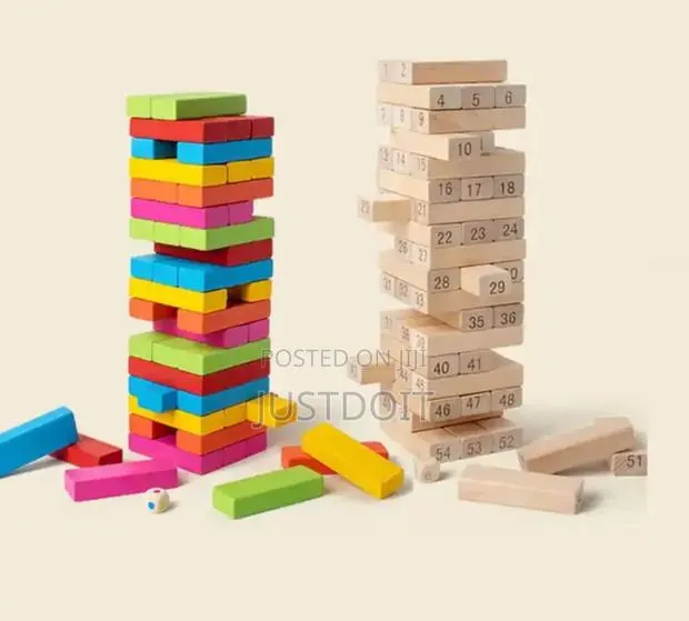 Jenga Wooden Tower Game – Family Fun · Photo 1