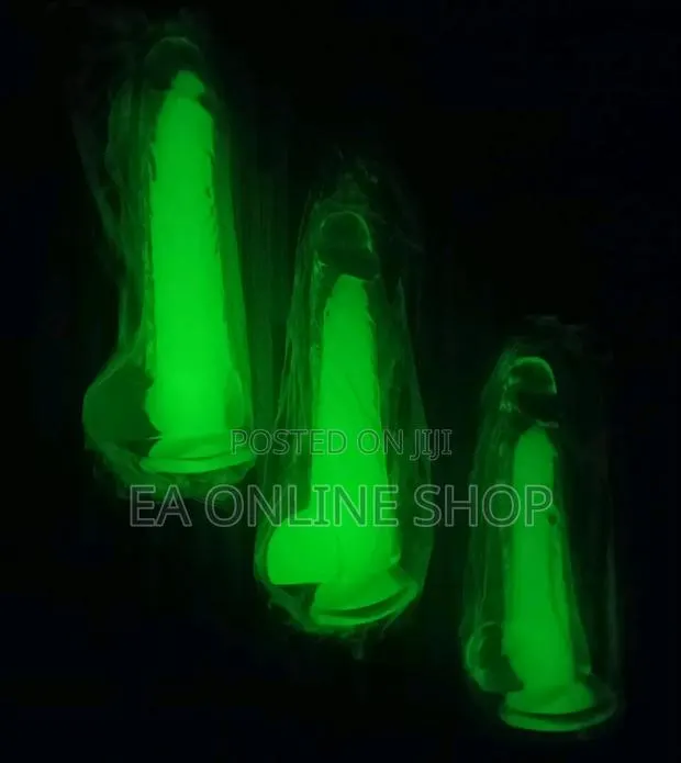 9.4 Inches Glow in the Dark Penis Dildo Dick Sex Toy