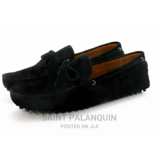 Suede Black Loafers · Photo 1
