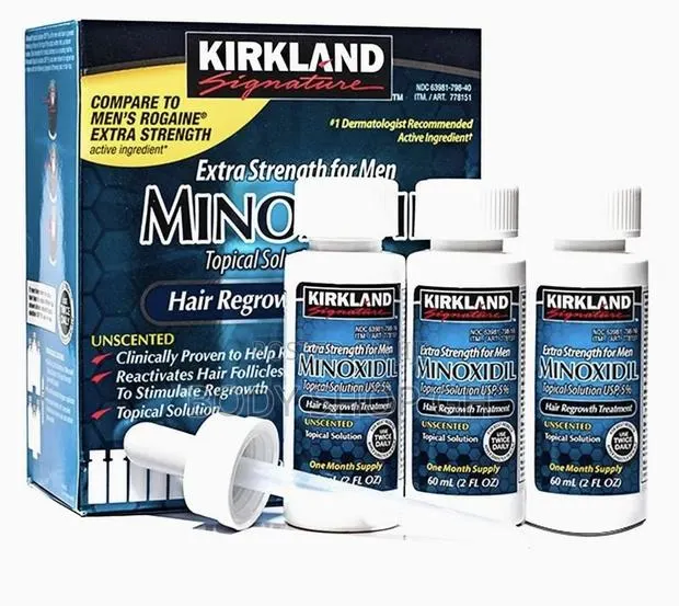 Kirkland Minoxidil Solution - [ Made in USA / Undiluted ] · Photo 1