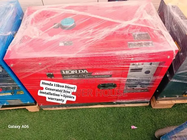 Garage Backup Honda Diesel Generator 15kva Silent · Photo 1