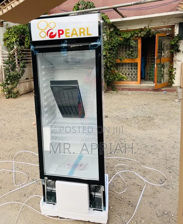 Durable Pearl PVC 352 1 Door Beverage Cooler(White) · Photo 1