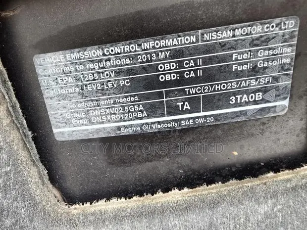 Nissan Altima Sedan 2.5 SL 2013 Black · Photo 1