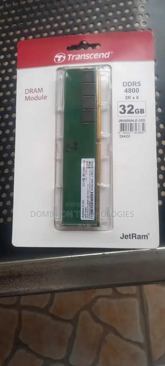 Transcend Ddr5 4800 32gb Desktop Memory · Photo 1