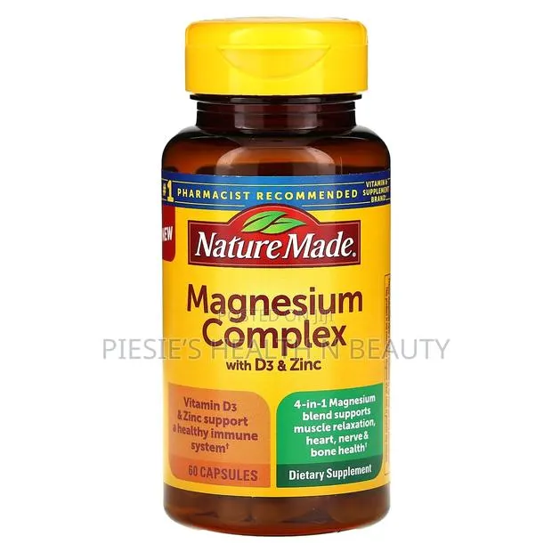 Nature Made Magnesium Complex Capsules With D3 and Zinc, 60s · Photo 1