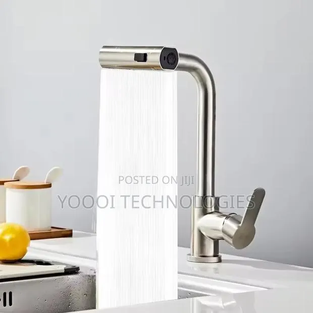Gun Grey Hot& Cold Kitchen Pullout Faucet Tap · Photo 1
