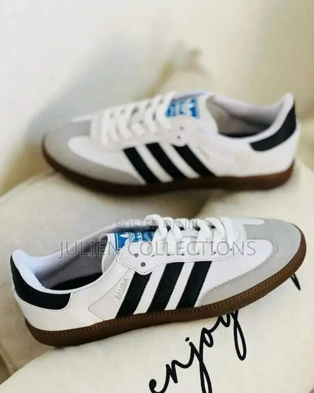 Org Adidas Samba Leather White · Photo 1