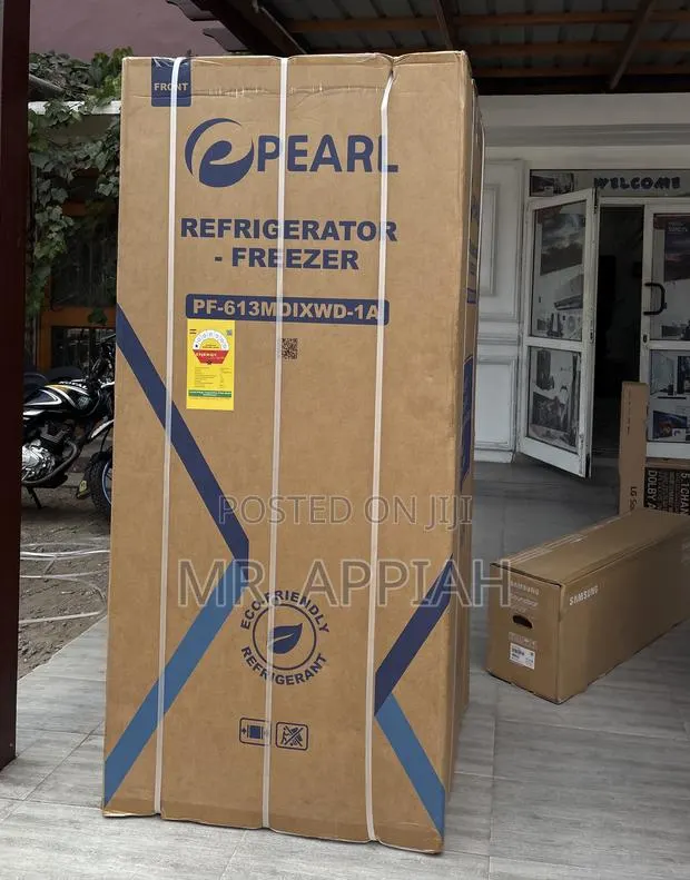 Efficient Pearl PF-613MDIXWD-1A Side by Side Refrigerator. · Photo 1